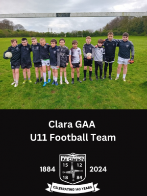 Clara GAA U11 Football Team image