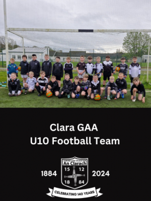 Clara GAA U10 Football Team image
