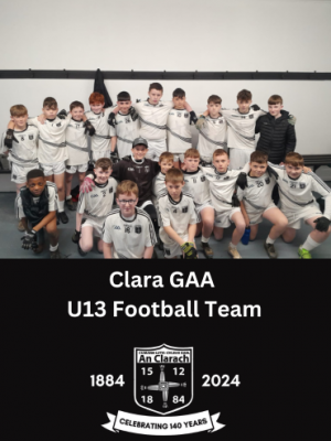 Clara GAA U8 Football Team image